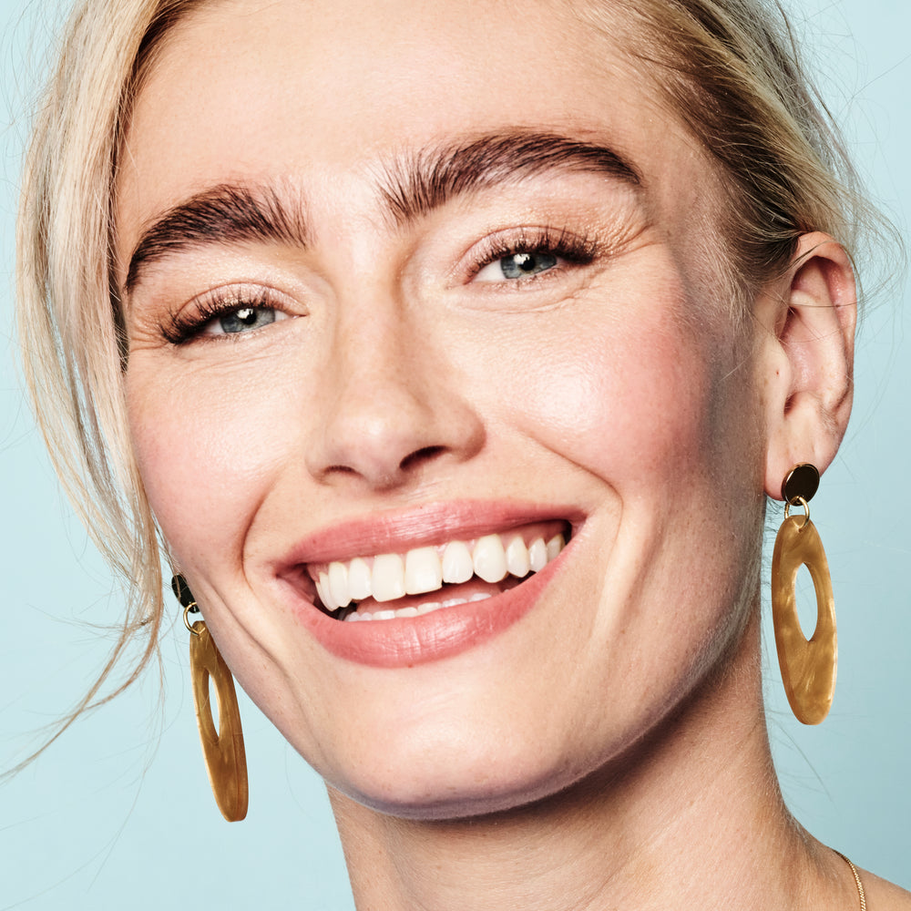 Hepworth Earrings - Caramel Swirl