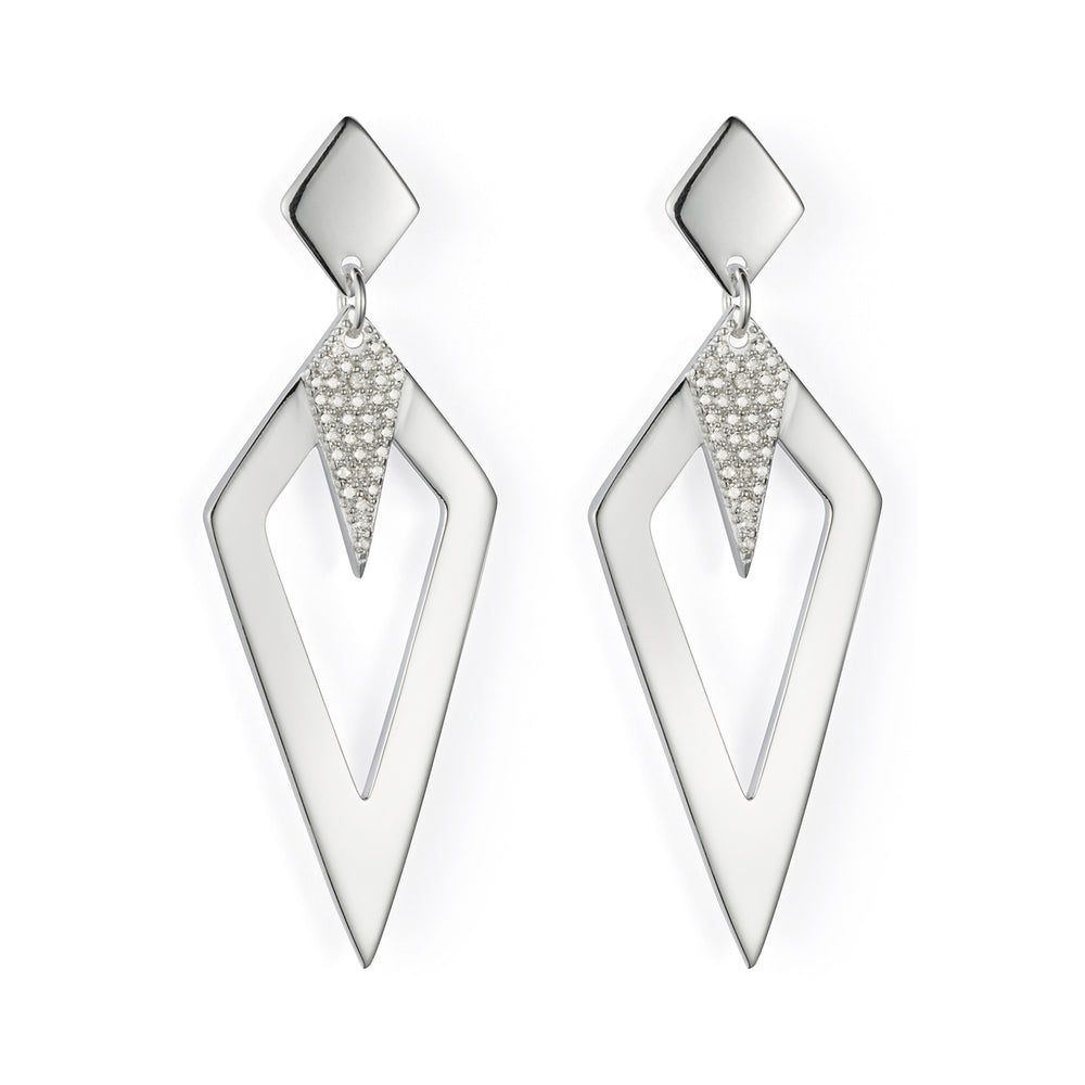 Arrowhead Earrings - Sterling Silver