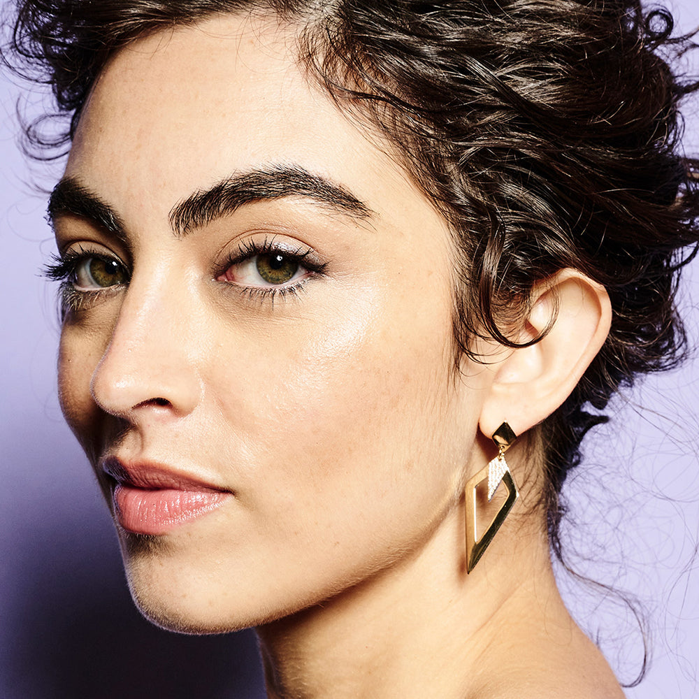 Arrowhead Earrings - Gold Vermeil