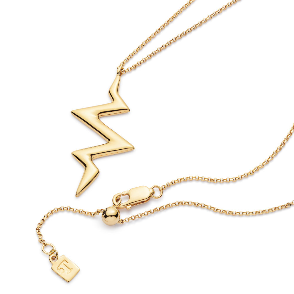 Bubble Beat Pendant - Gold Vermeil