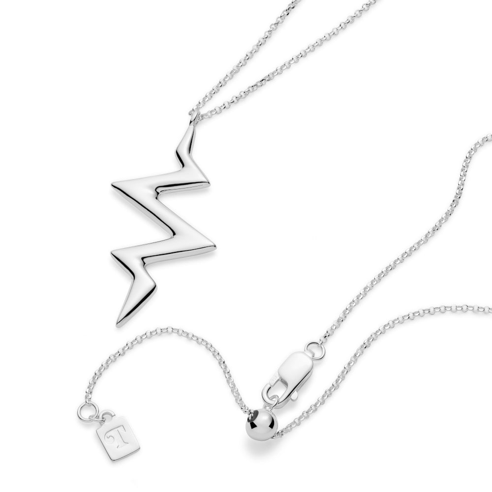 Bubble Beat Pendant - Sterling Silver