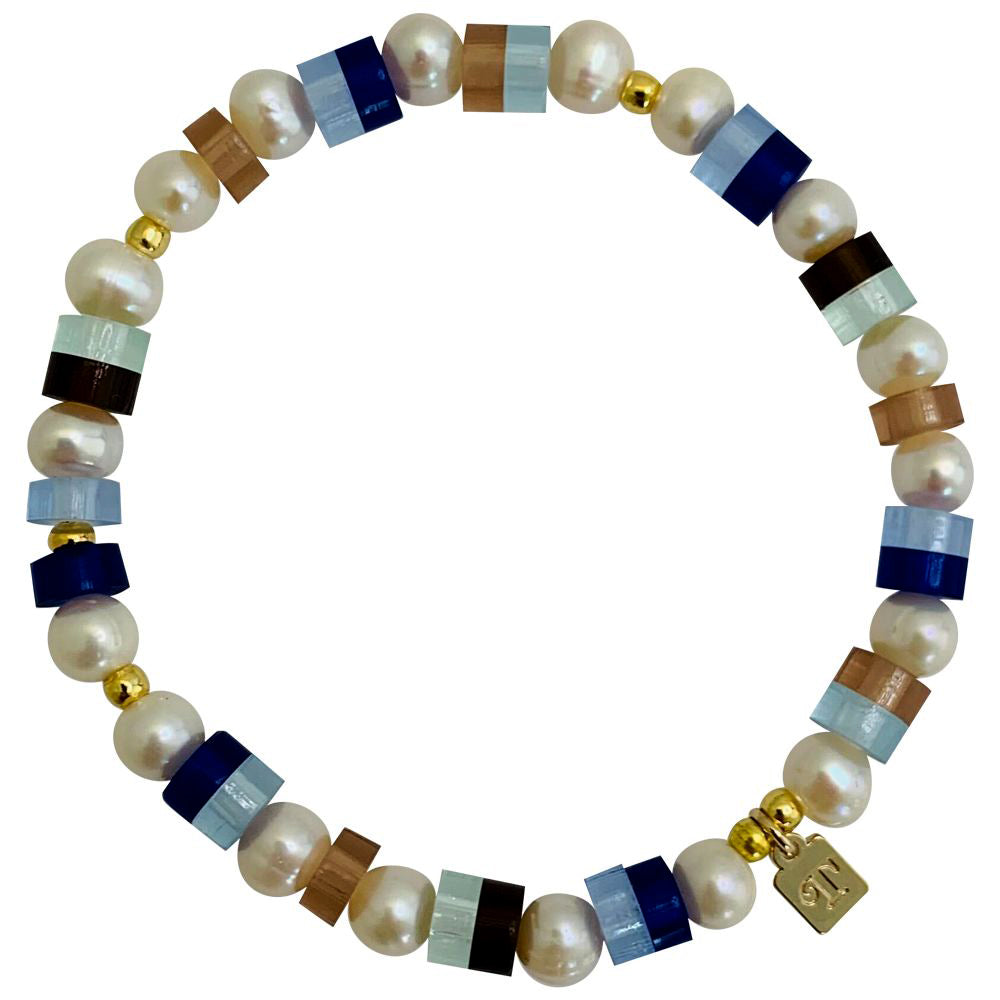Toolally x LBC Bracelet - Blue Tweed