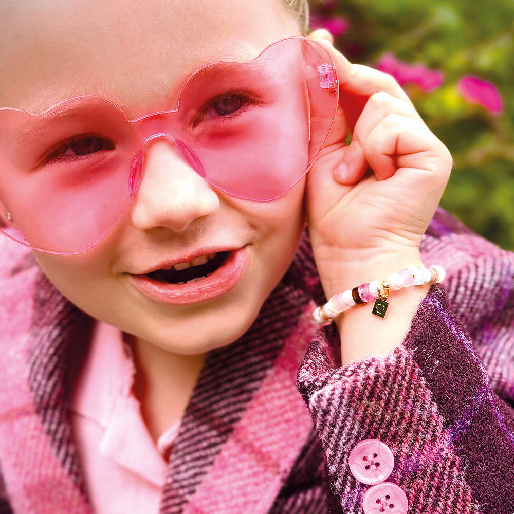 Toolally x LBC Bracelet - Pink Tweed