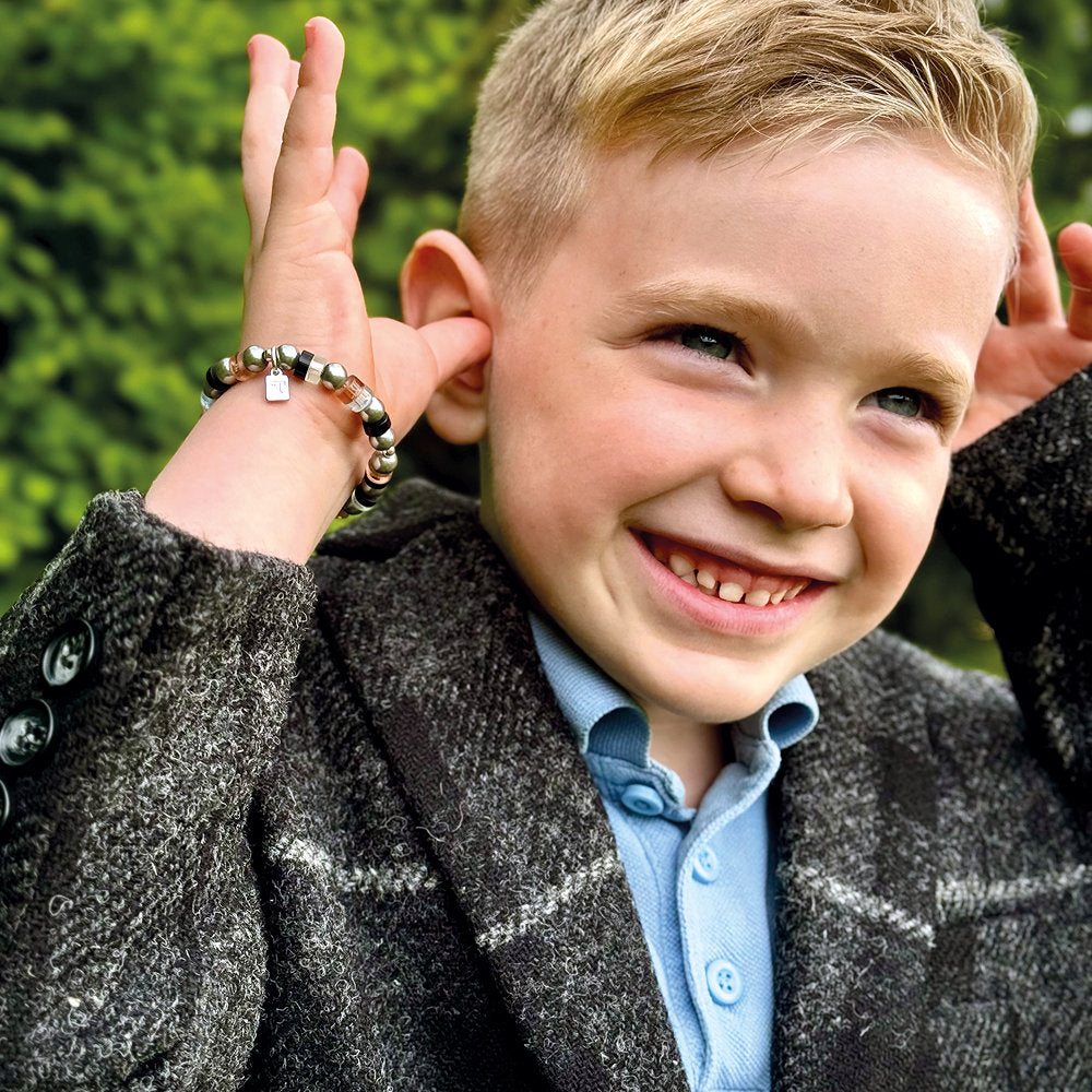 Toolally x LBC Bracelet - Grey Tweed