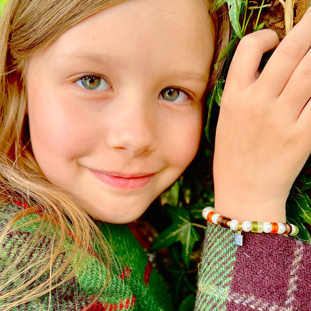 Toolally x LBC Bracelet - Green Tweed