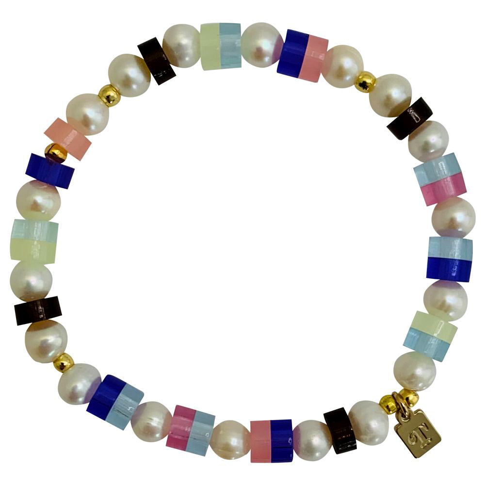 Toolally x LBC Bracelet - Purple Tweed