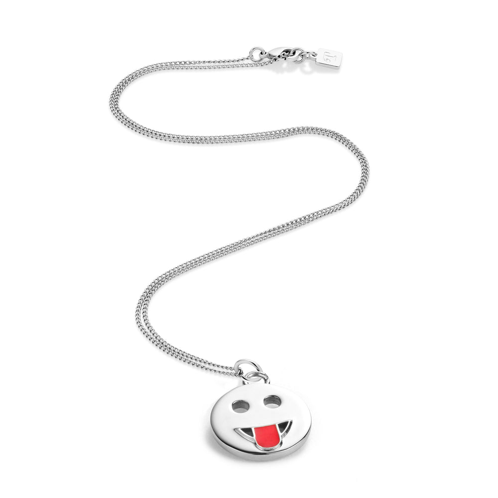 Mood Pendant Necklace Sterling Silver - Cheeky