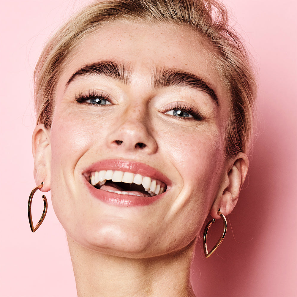 Loop Earrings Large - Gold Vermeil