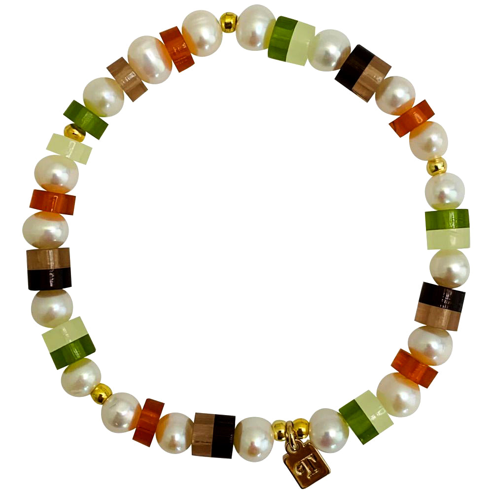 Toolally x LBC Bracelet - Green Tweed