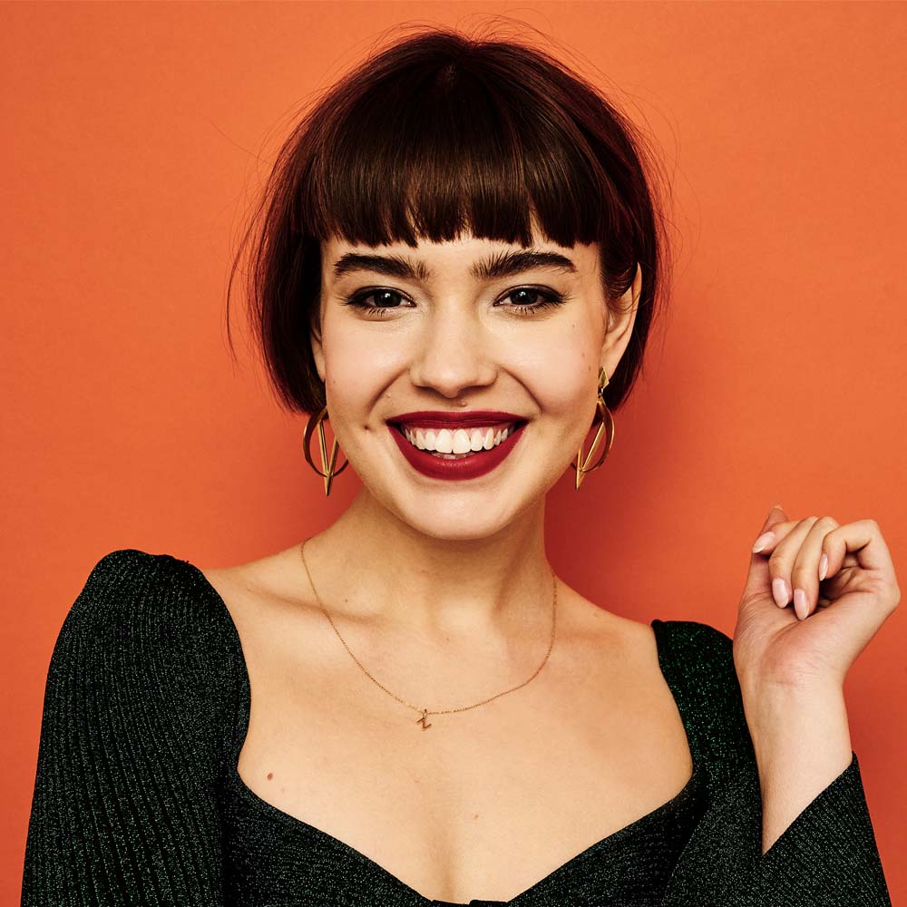 Toolally Earrings Crescent Hoops Gold