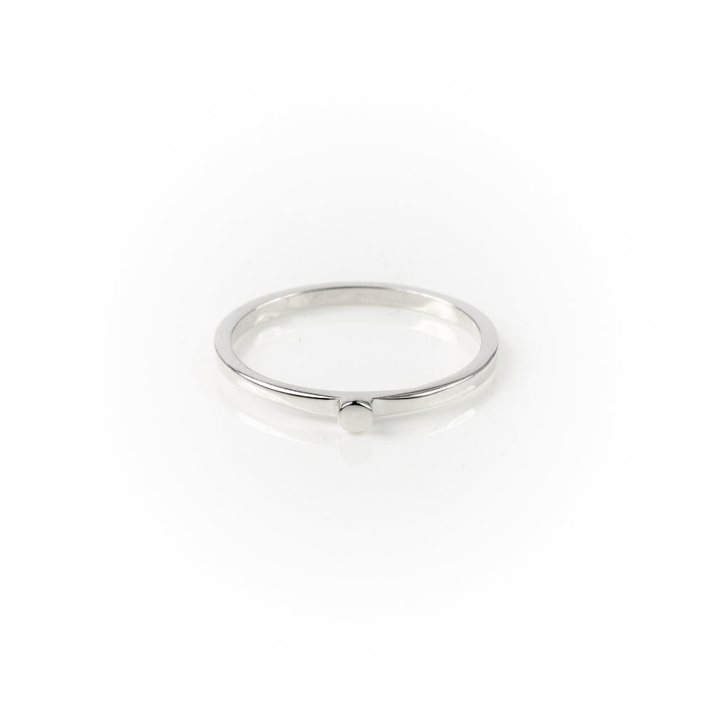 Punctuation Stacker Ring - Sterling Silver