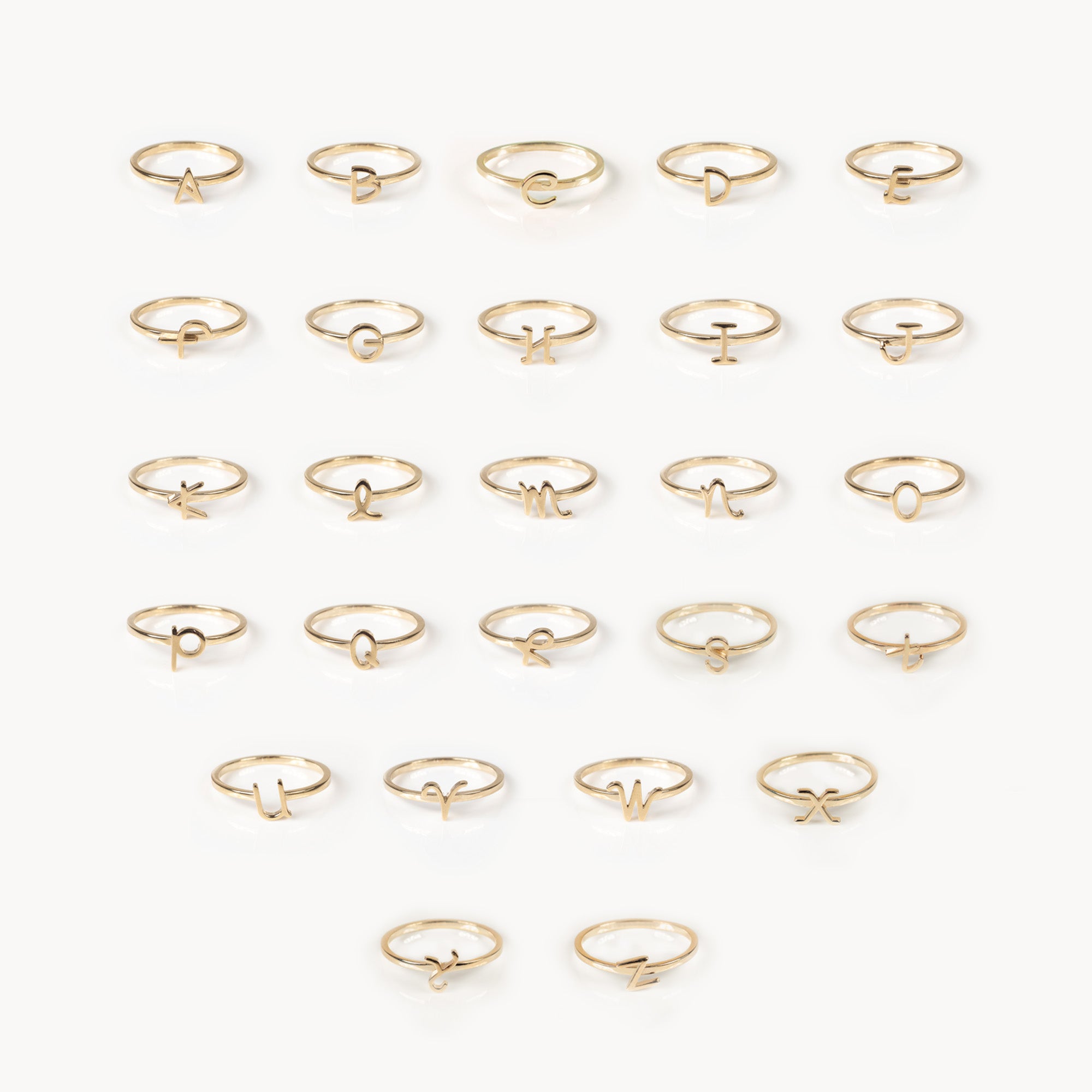 Toolally - Gold Stacker Rings