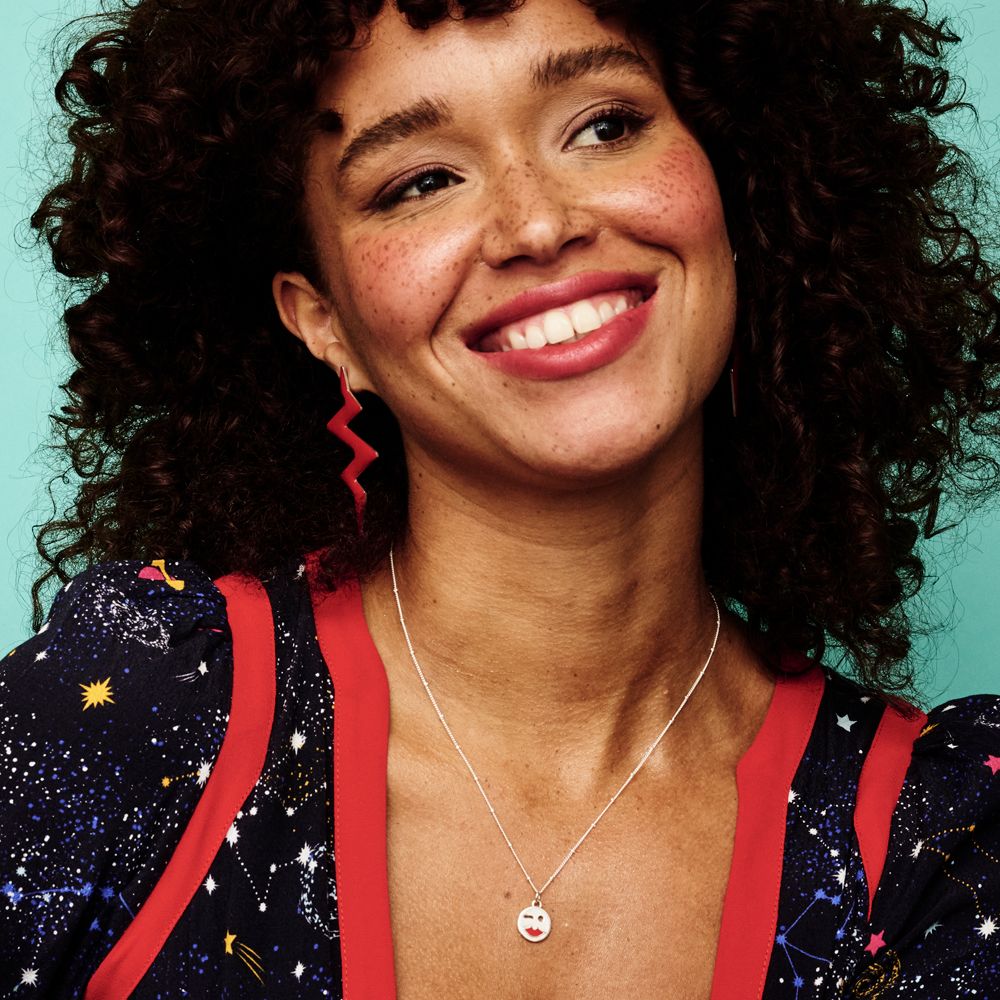 Mood Pendant Necklace Sterling Silver - Flirty