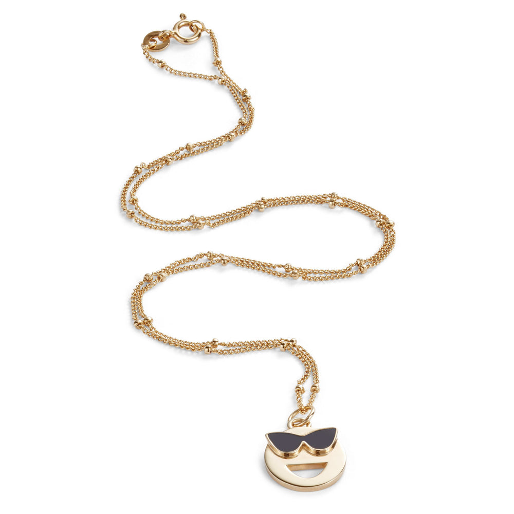Mood Pendant Necklace Gold Vermeil - Cool