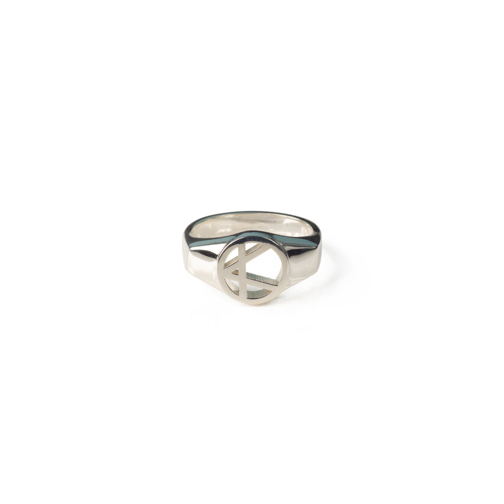 Alphabet Signet Ring - Sterling Silver