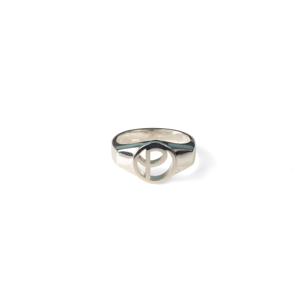 Alphabet Signet Ring - Sterling Silver