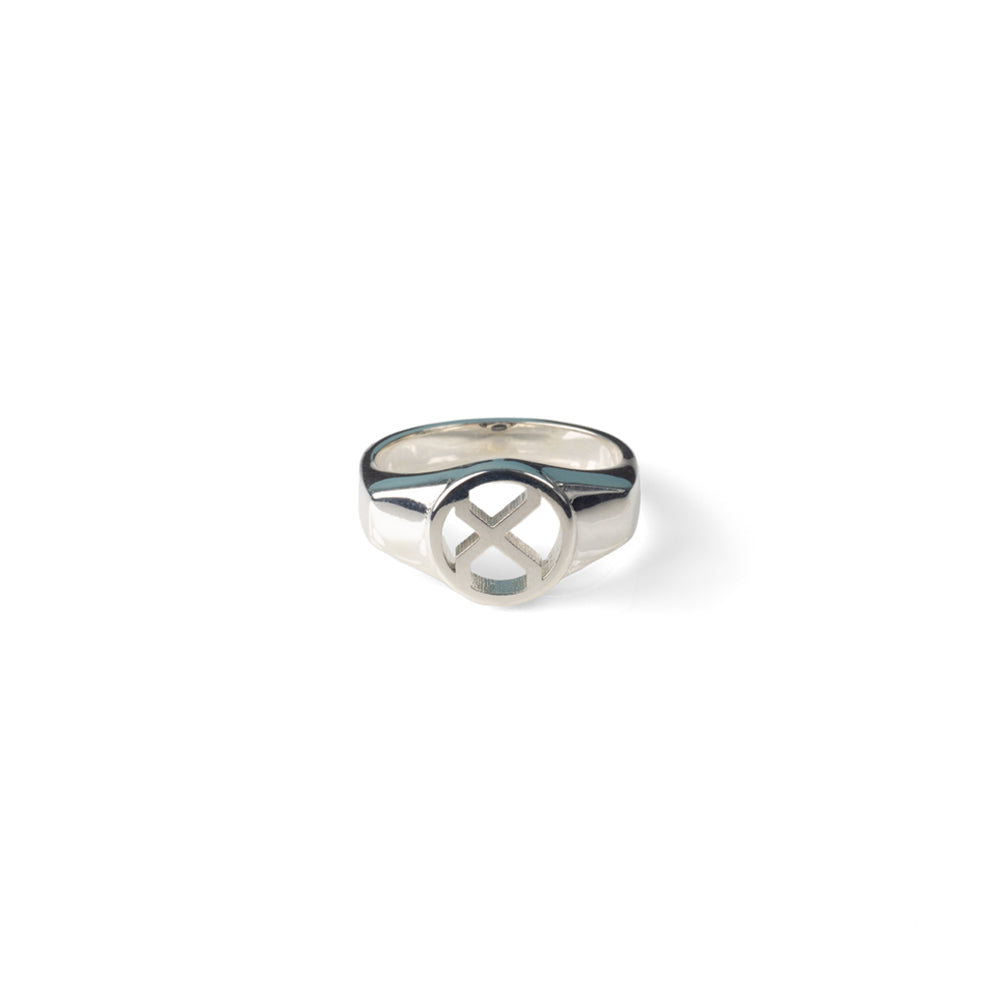 Alphabet Signet Ring - Sterling Silver