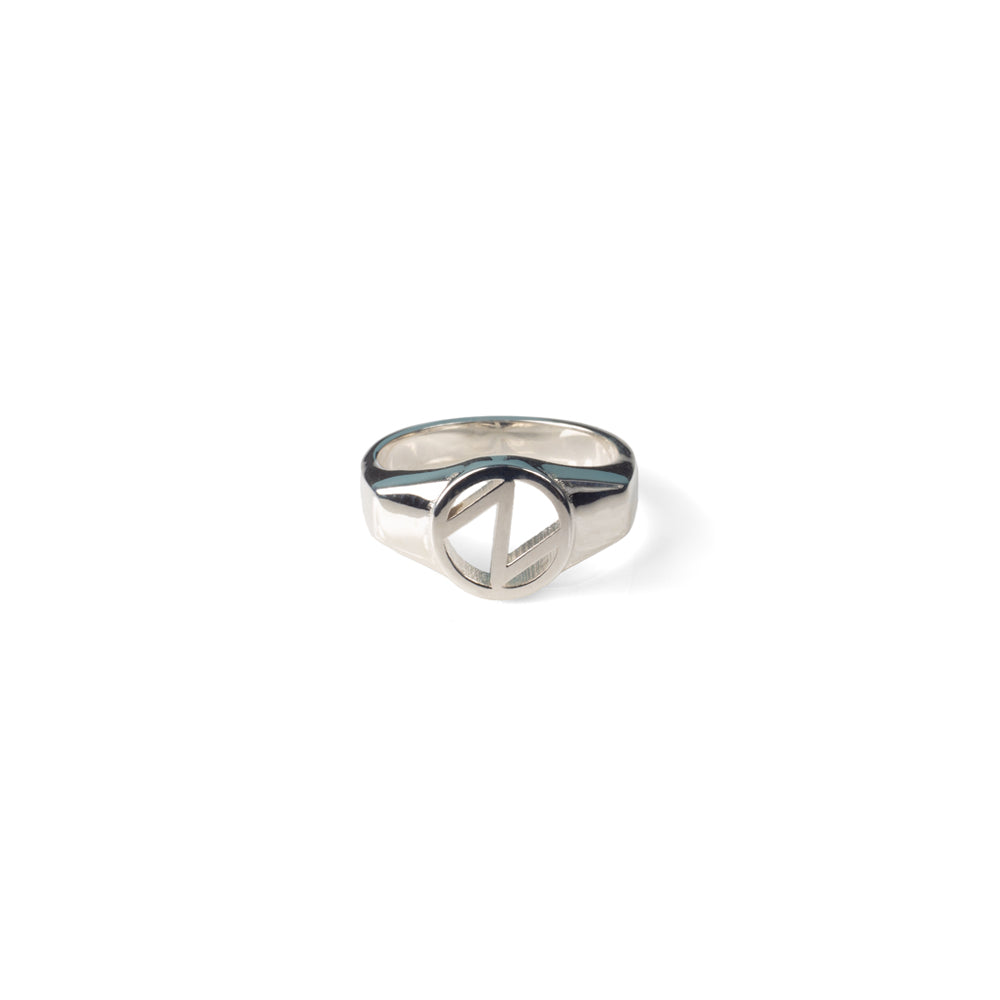 Alphabet Signet Ring - Sterling Silver
