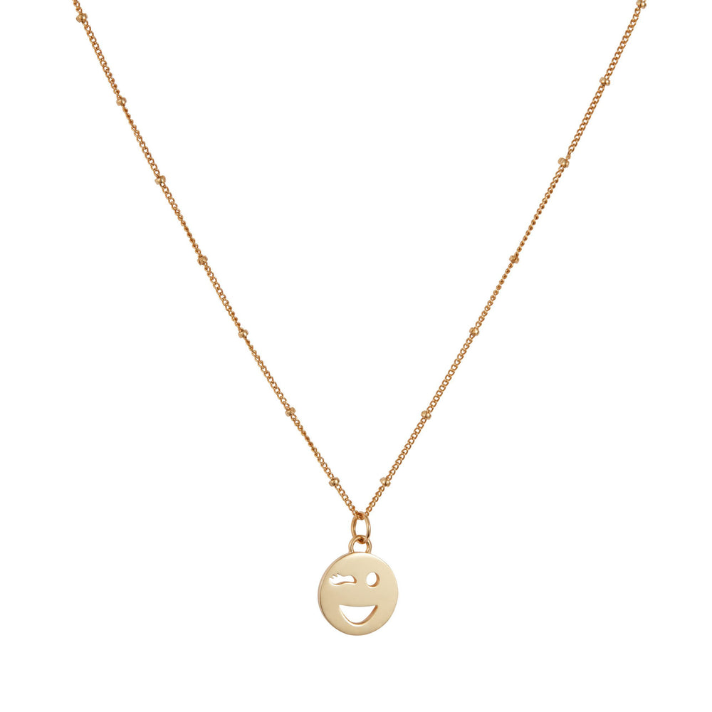 Mood Pendant Necklace Gold - Wink