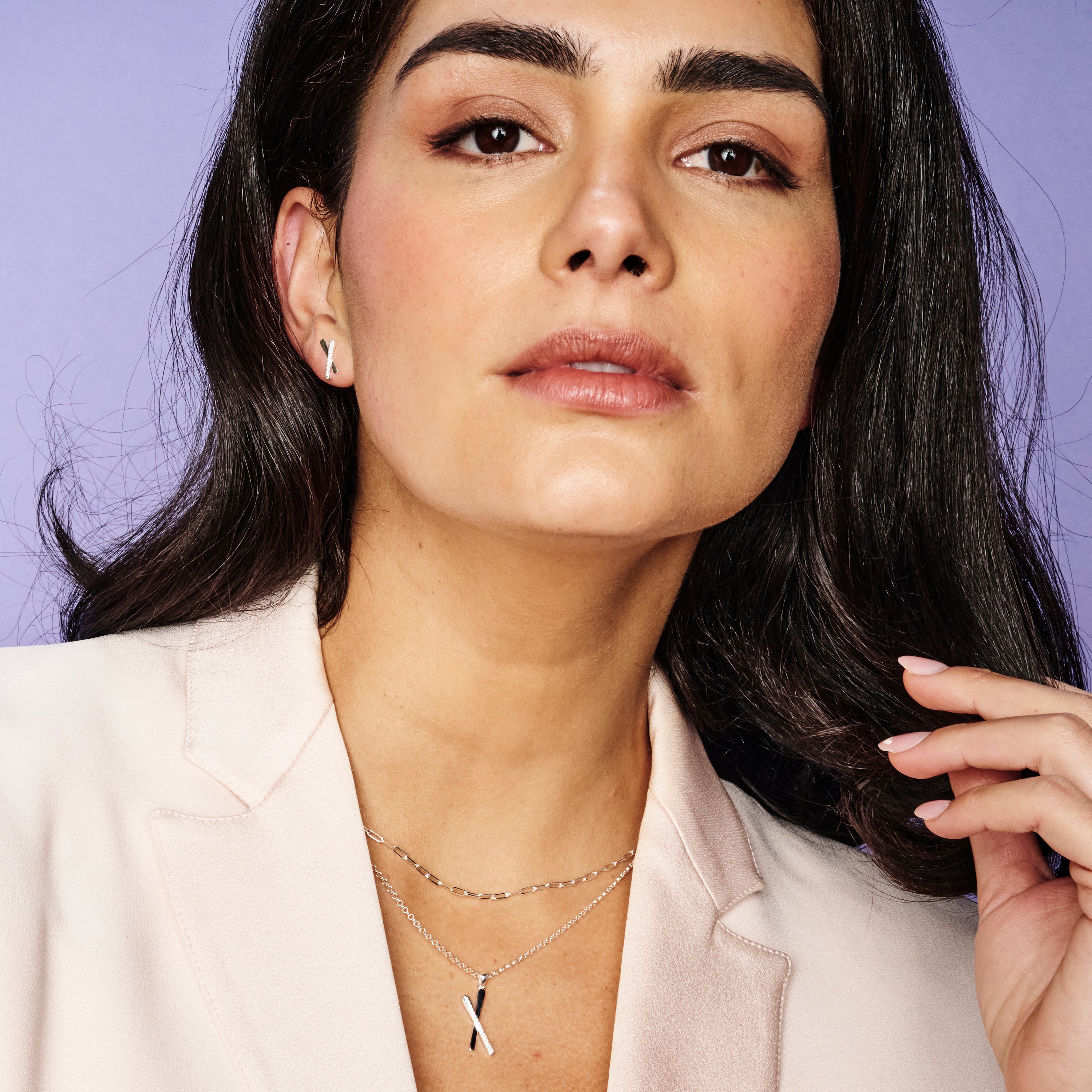 Snow Kisses - Sterling Silver and Cubic Zirconia