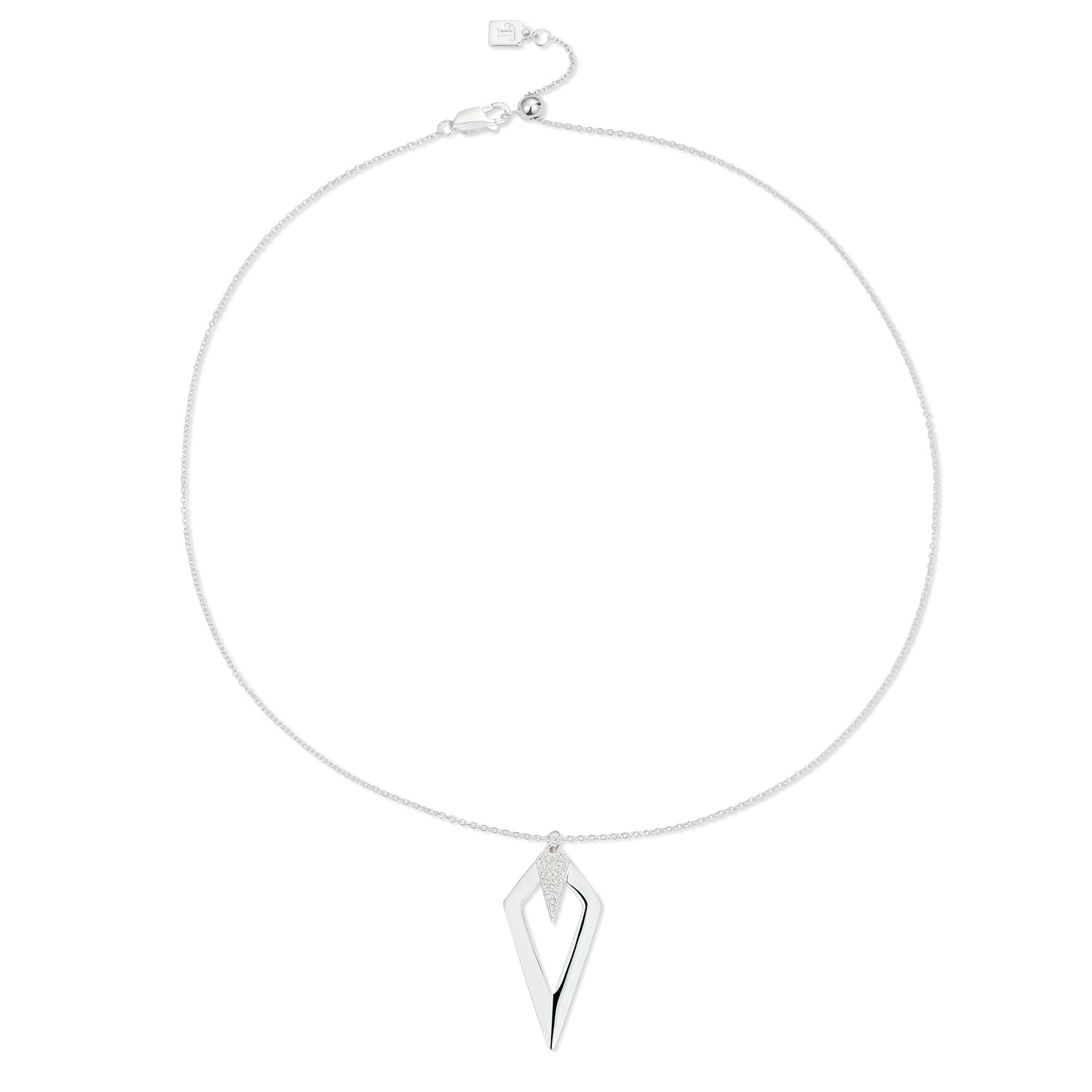 Arrowhead Pendant Necklace - Sterling Silver