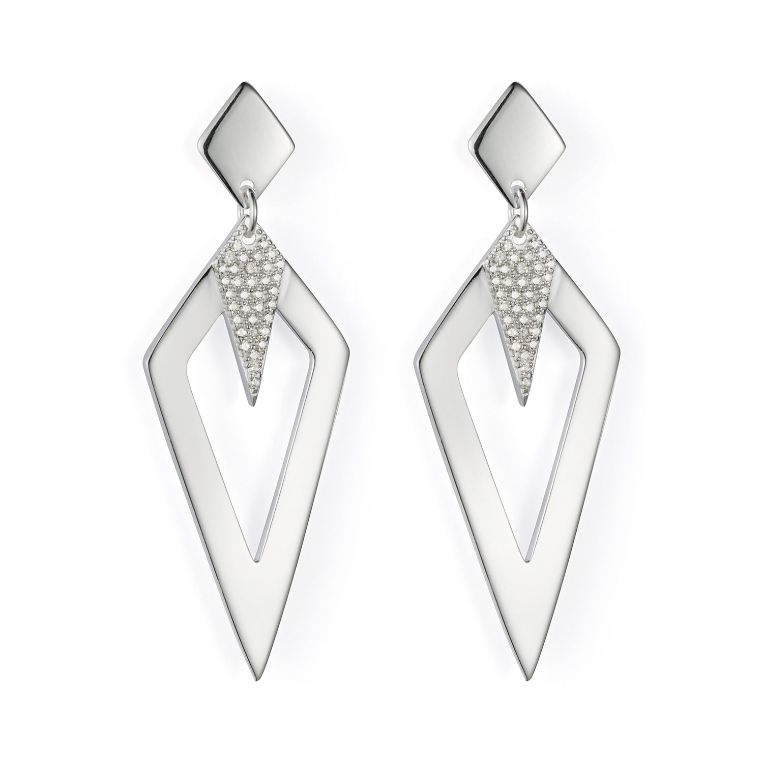 Arrowhead Earrings - Sterling Silver