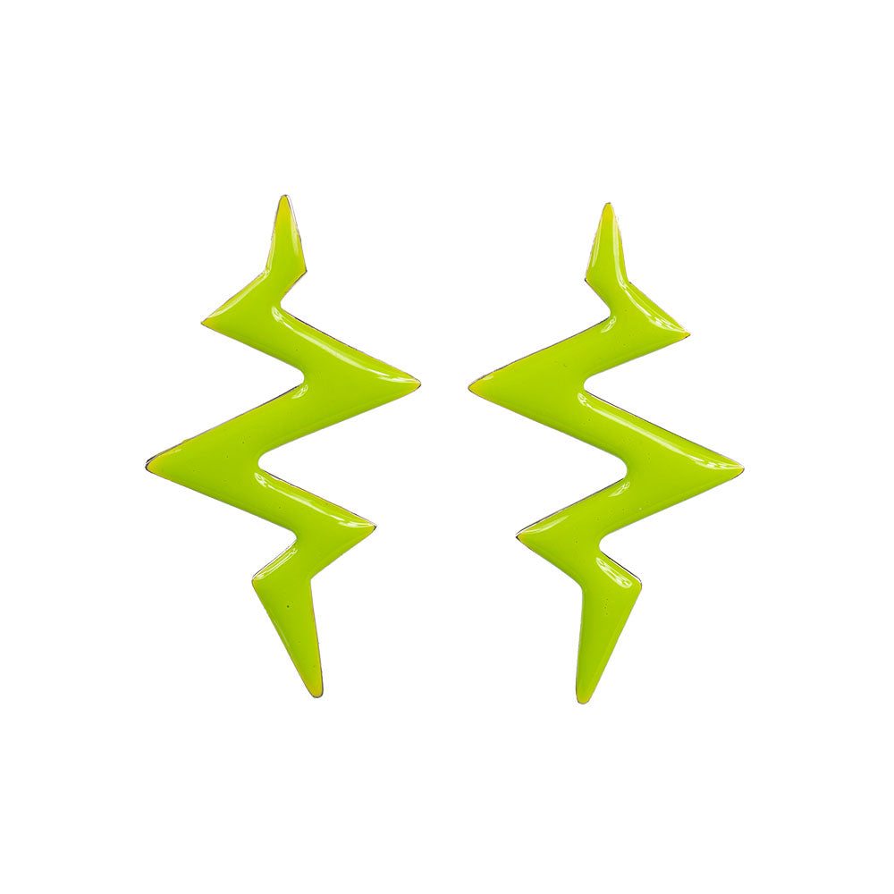 Beats - Sterling Silver & Lime Green Enamel