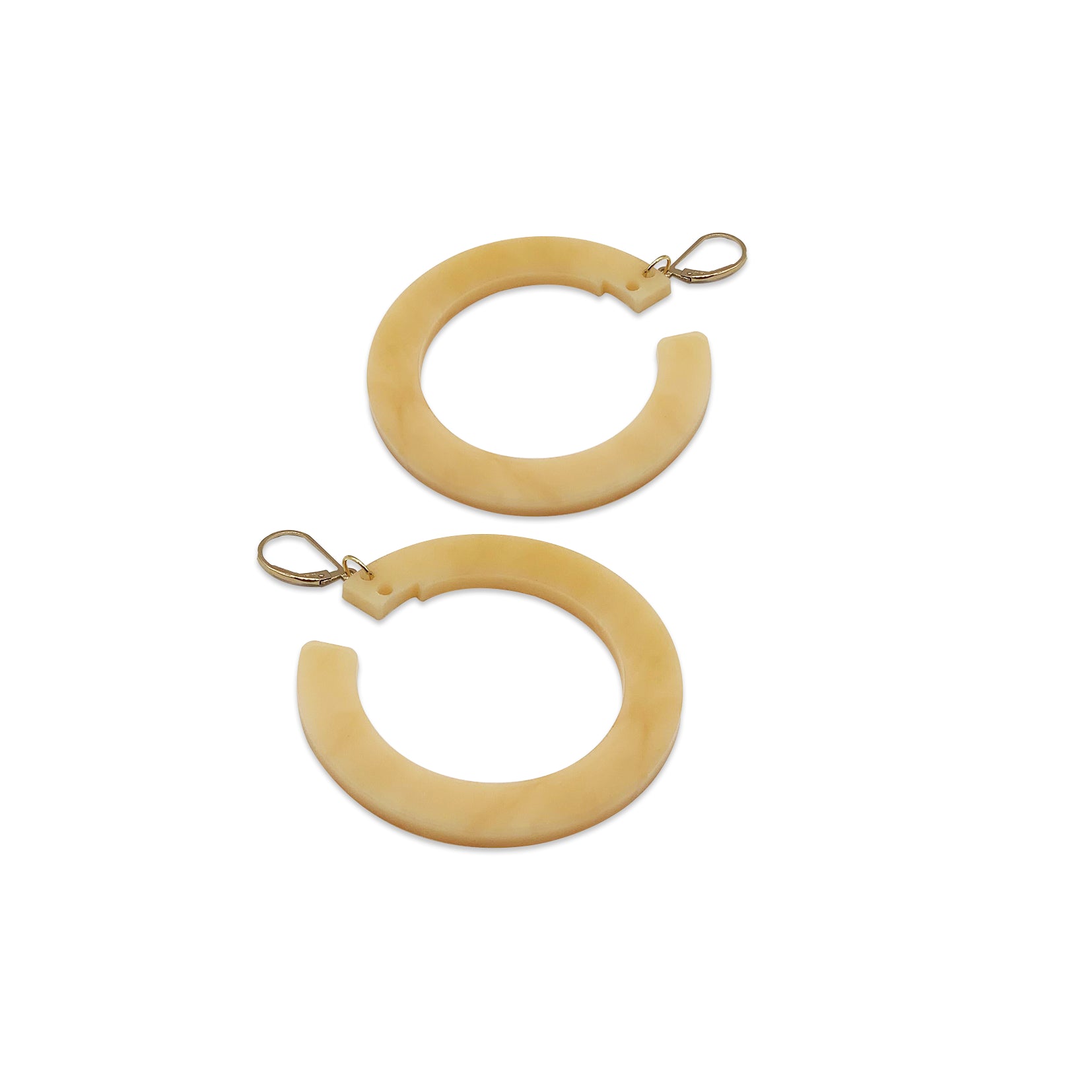 Boogie Hoops Earrings - Mica