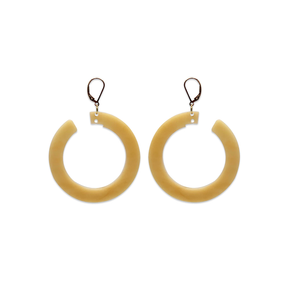 Boogie Hoops Earrings - Mica