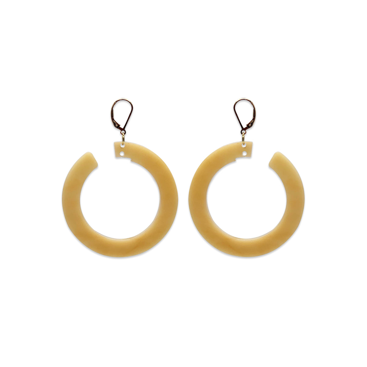 Boogie Hoops Earrings - Mica