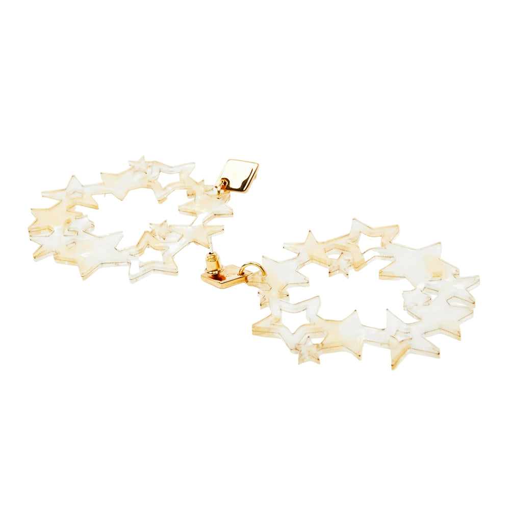 Constellations - White & Gold Confetti