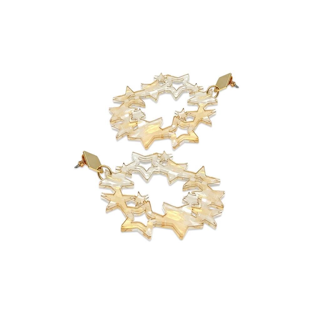 Constellations - White & Gold Stripe