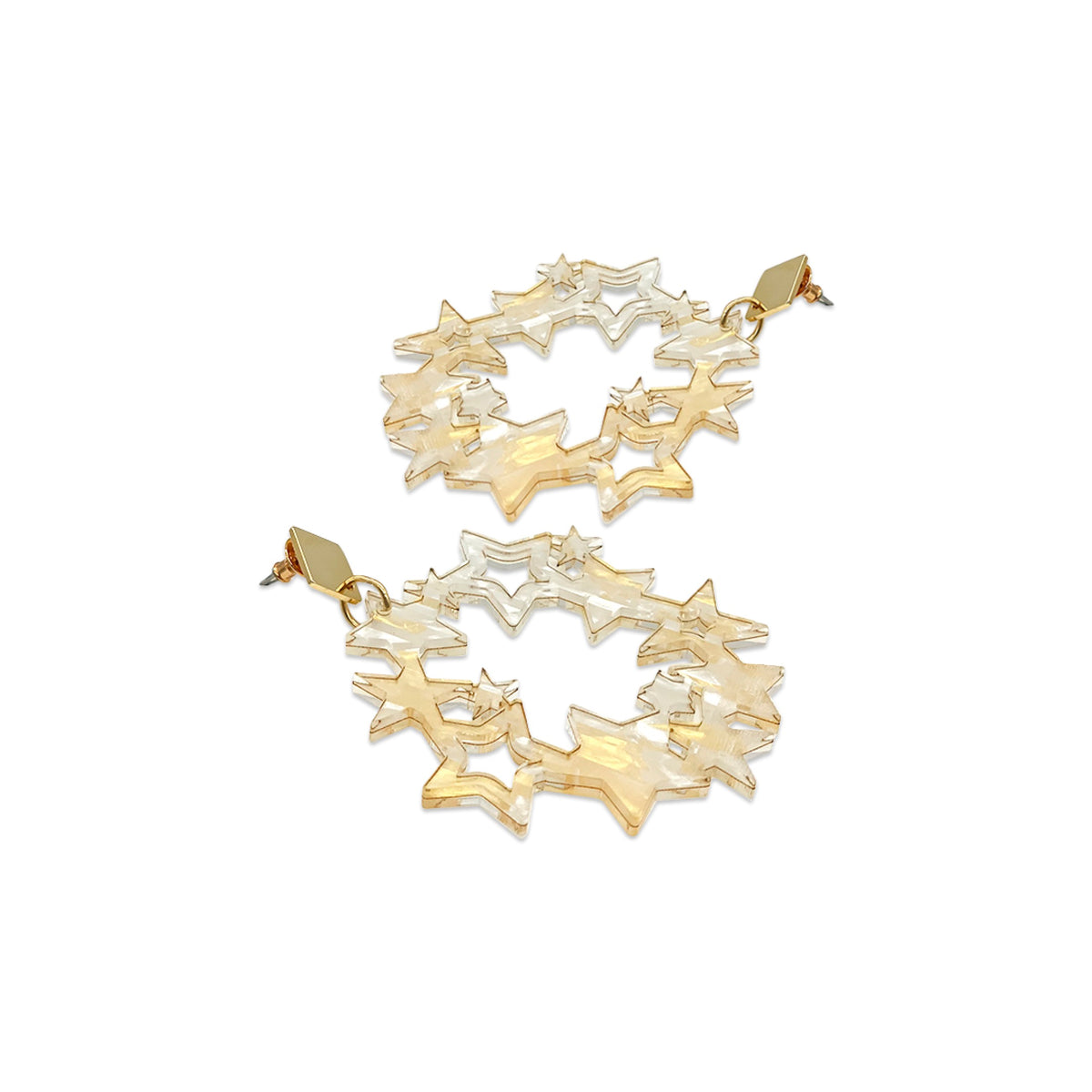 Constellations - White & Gold Stripe