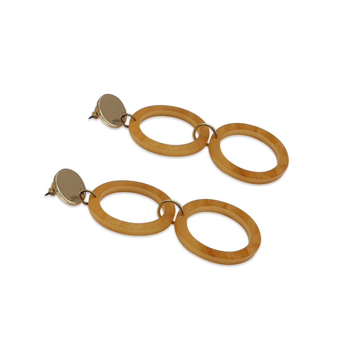 Double Circles Earrings - Mica