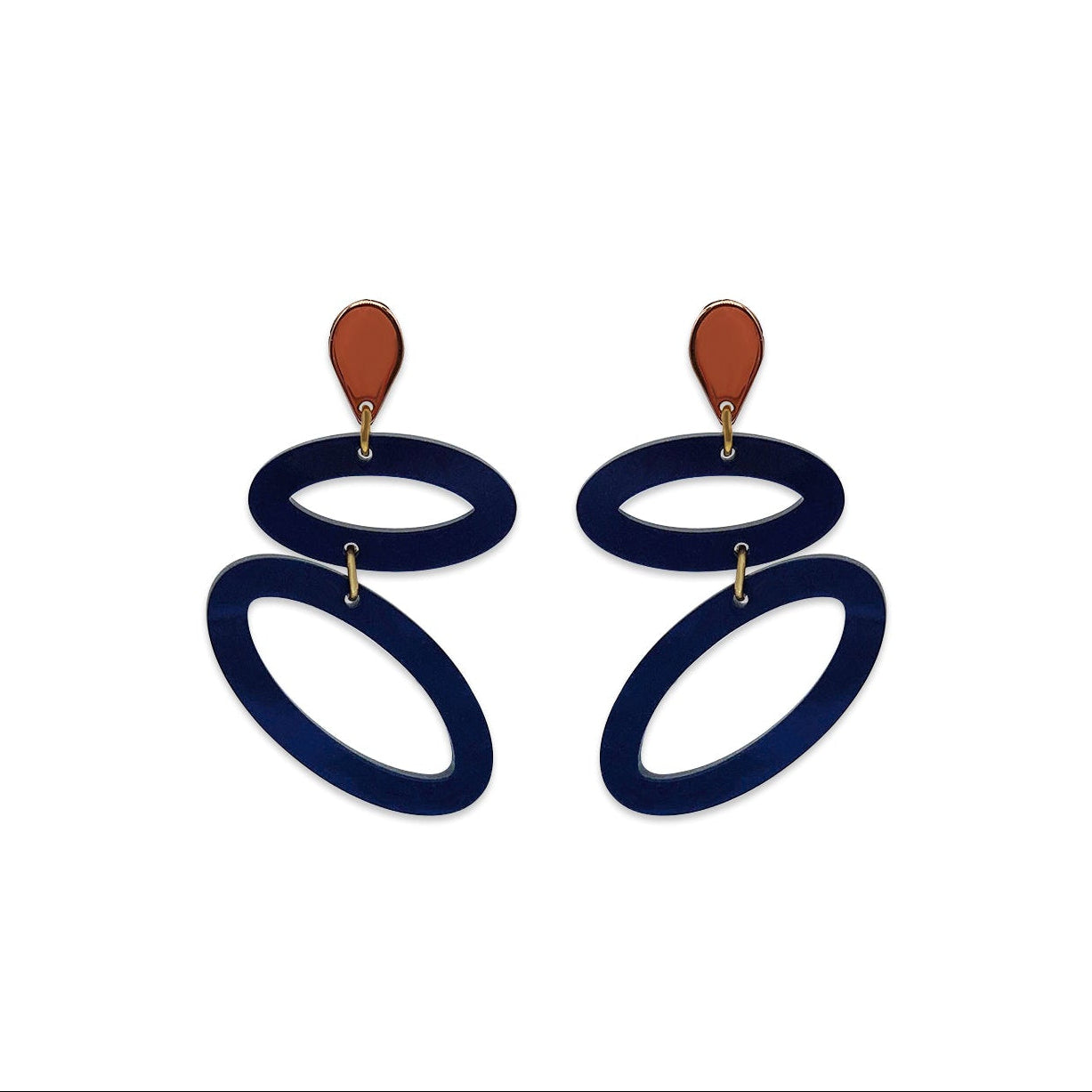 Ellipses - Navy Blue Pearl