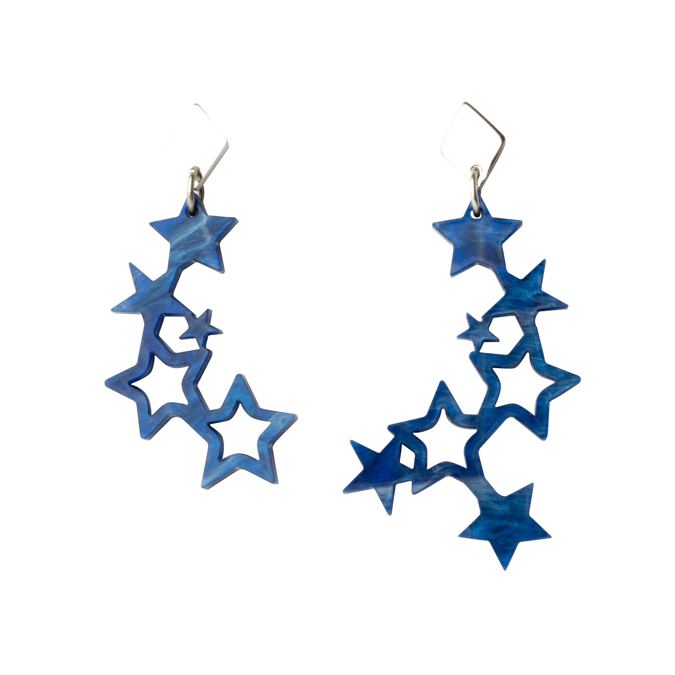 Falling Stars - Blue Swirl