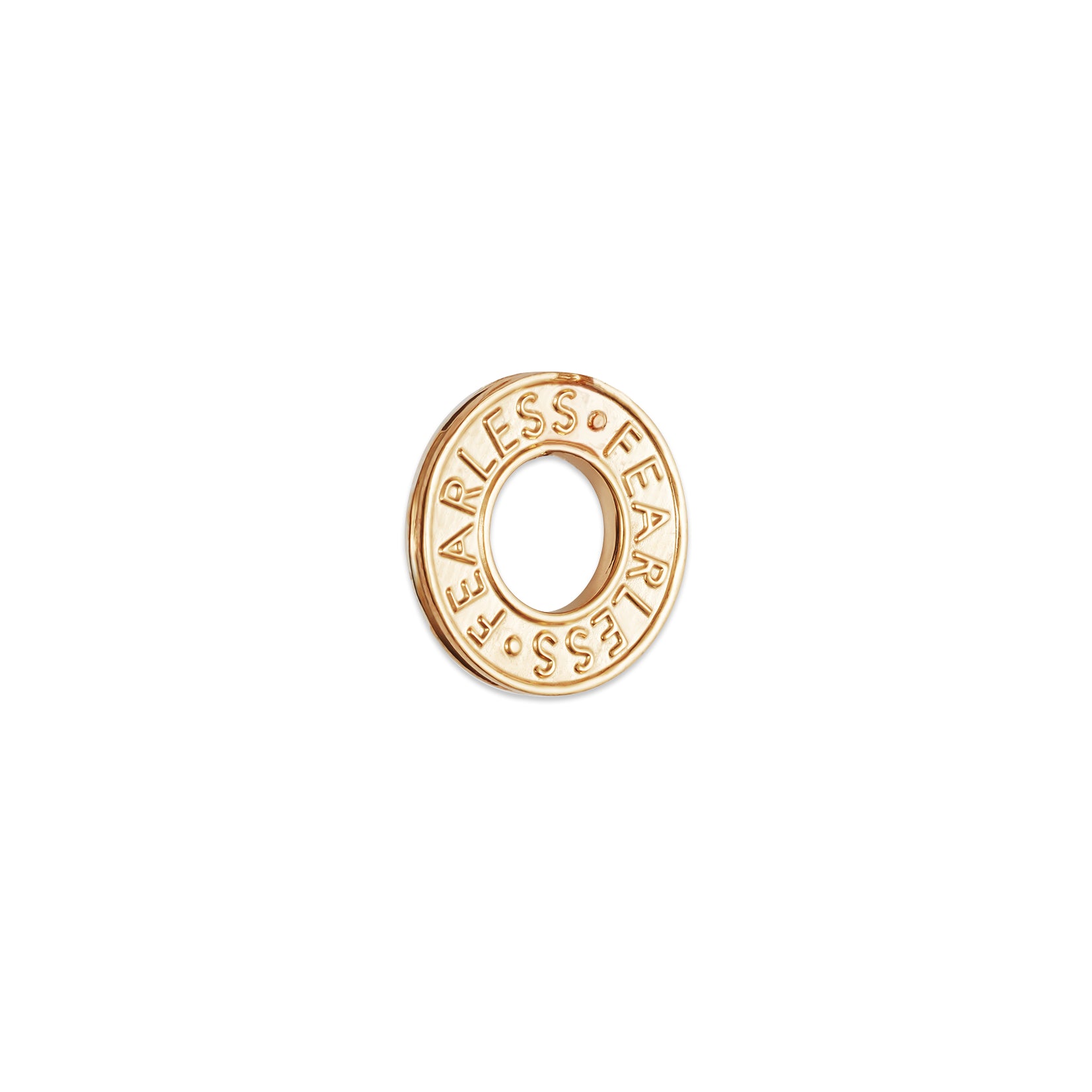 Fearless Pendant - Gold Vermeil & Sterling Silver