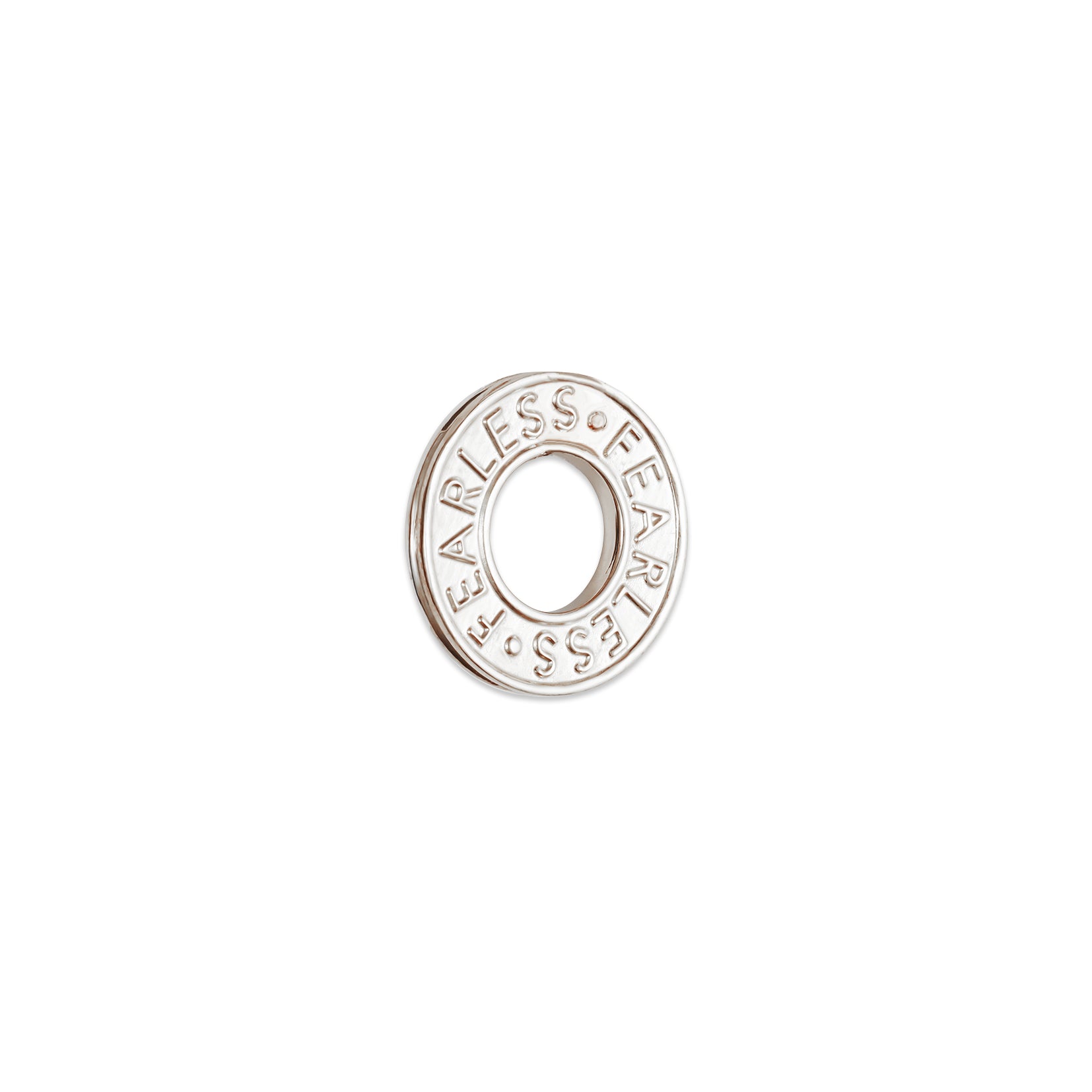 Fearless Pendant - Gold Vermeil & Sterling Silver
