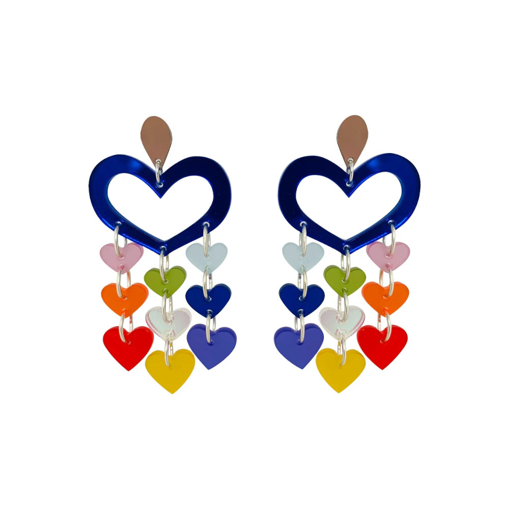 Heart Chandeliers - Rainbow