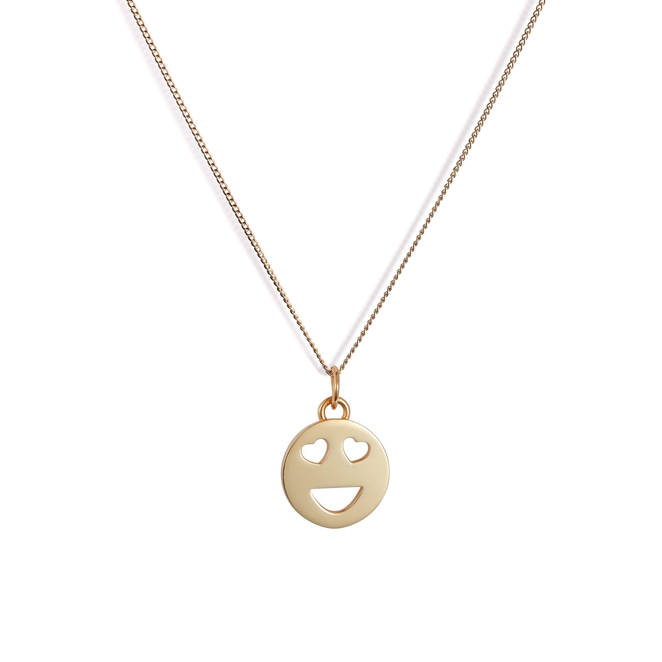 Mood Pendant Necklace Gold Vermeil - Love