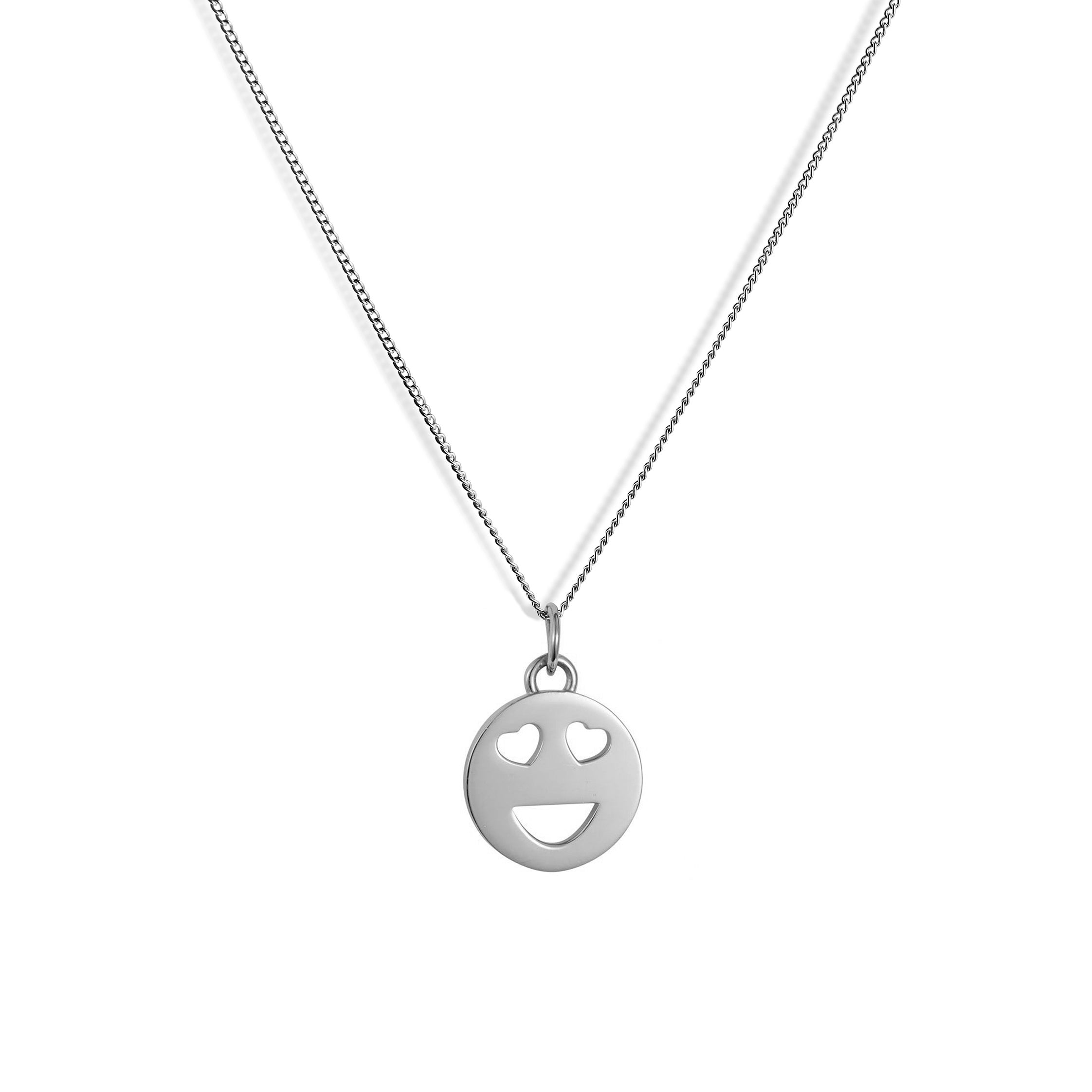 Mood Pendant Necklace Sterling Silver - Love