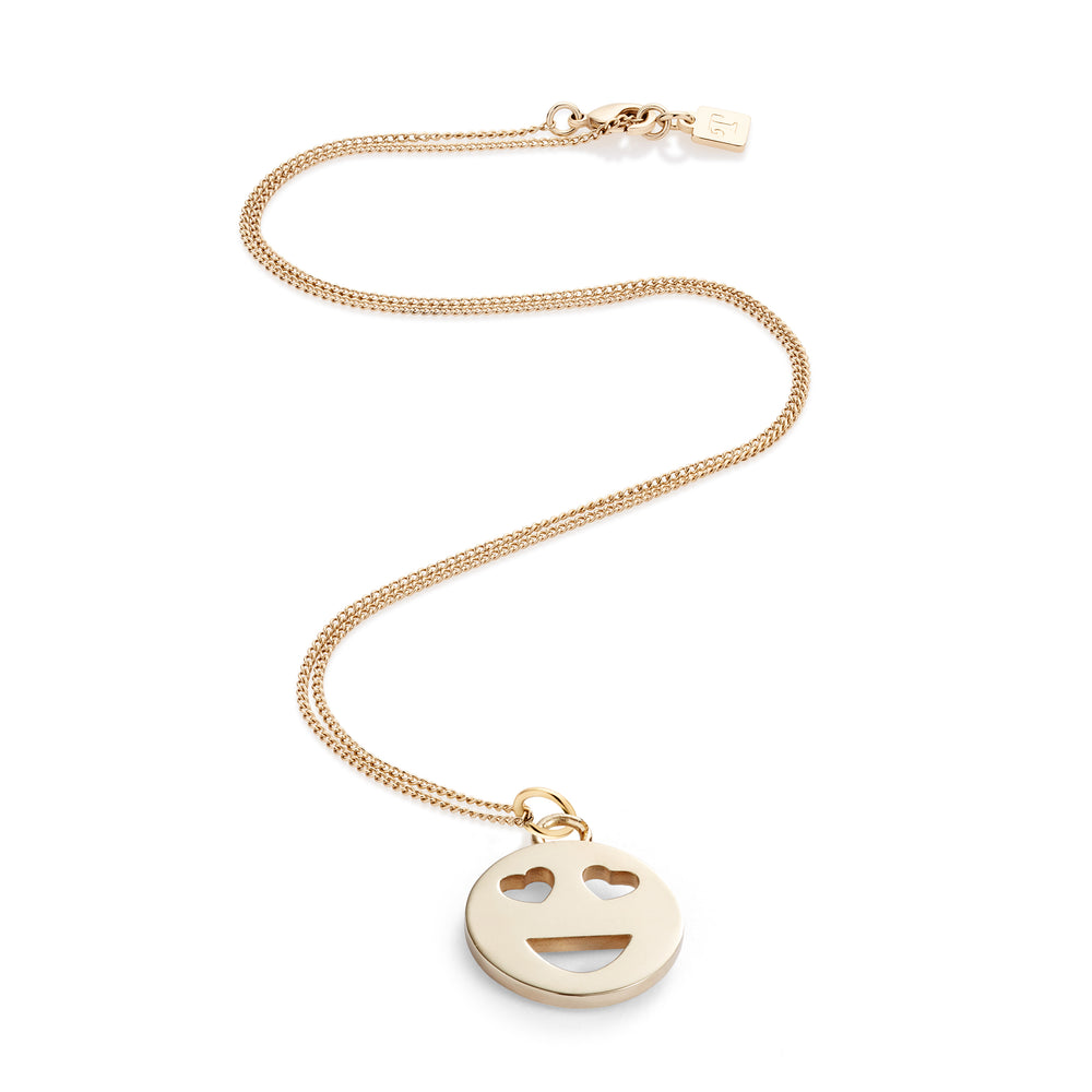 Mood Pendant Necklace Gold Vermeil - Love
