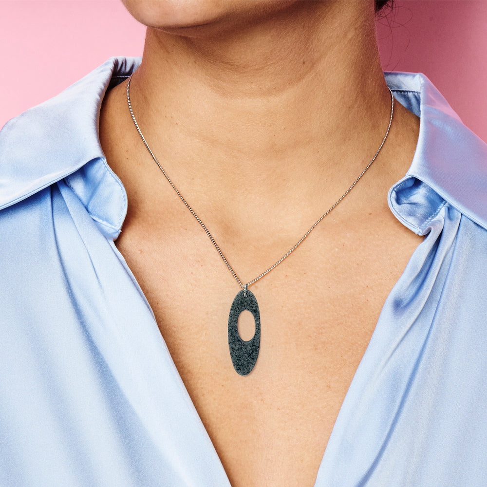 Hepworth Pendant - Grey Stone