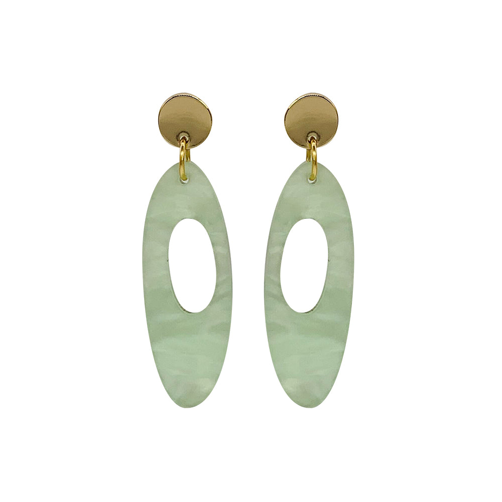 Hepworth Earrings - Regent Green