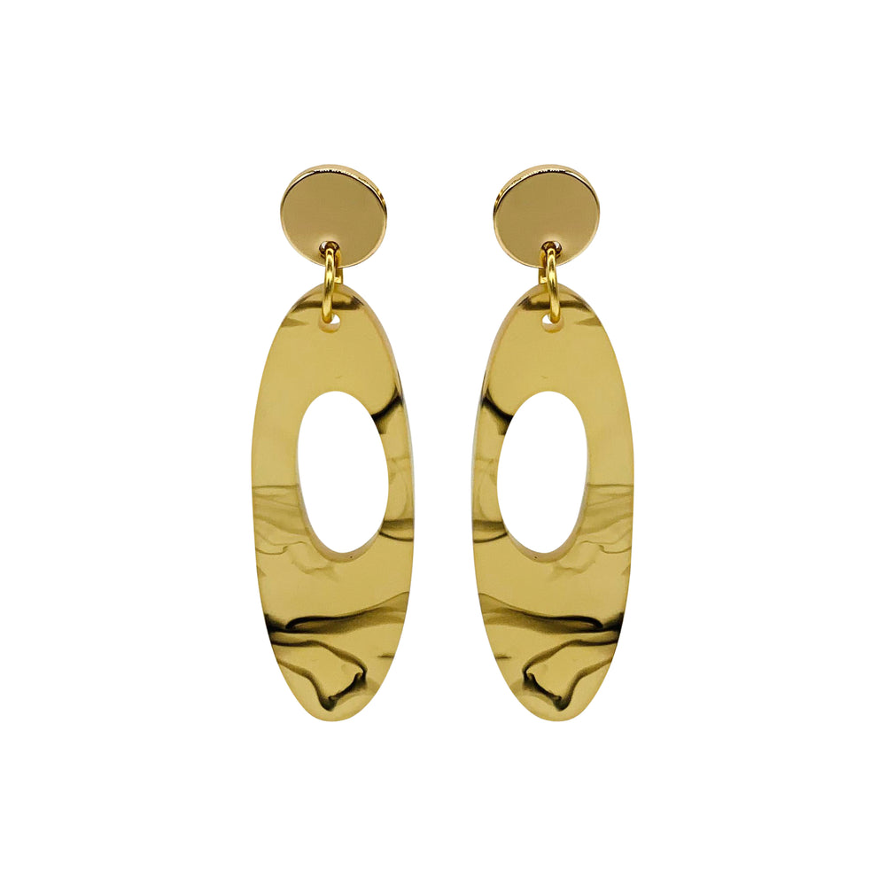 Hepworth Earrings - White Tortoiseshell