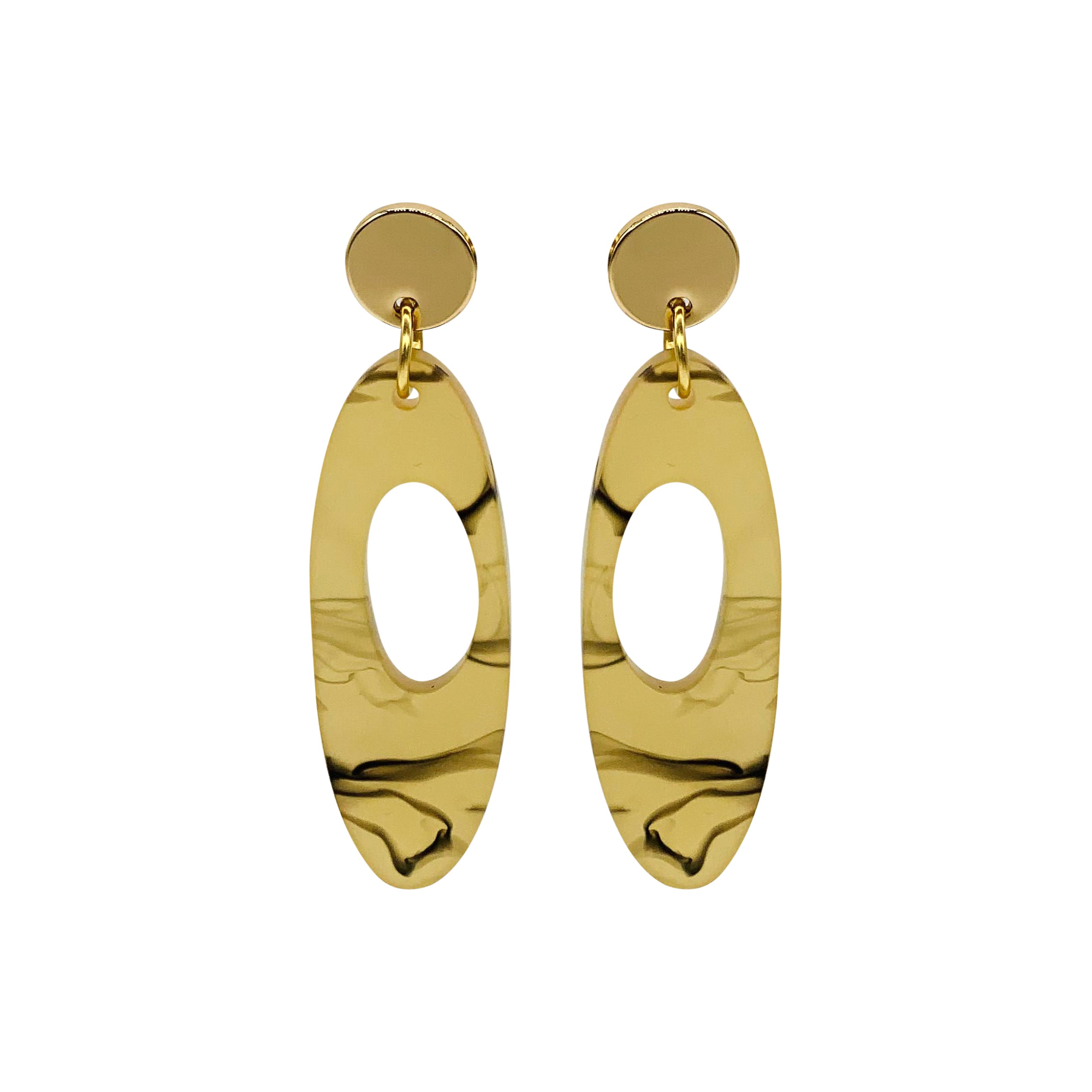 Hepworth Earrings - White Tortoiseshell