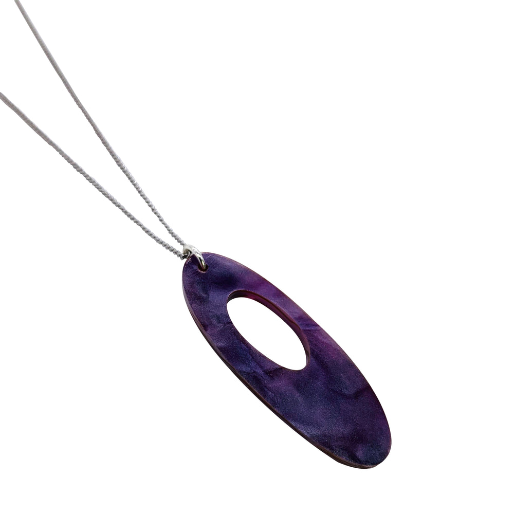 Hepworth Pendant - Amethyst Pearl