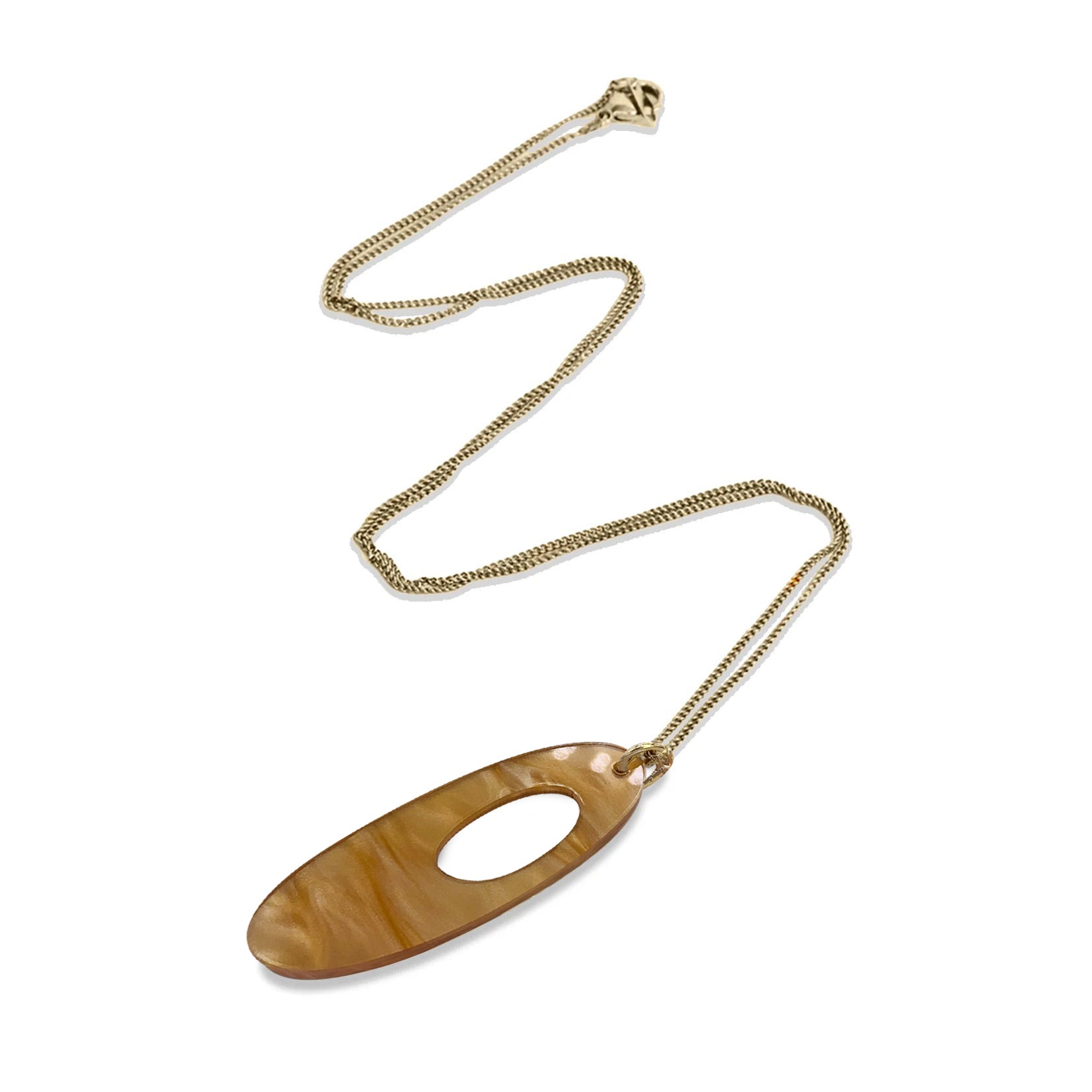 Hepworth Pendant - Caramel Swirl