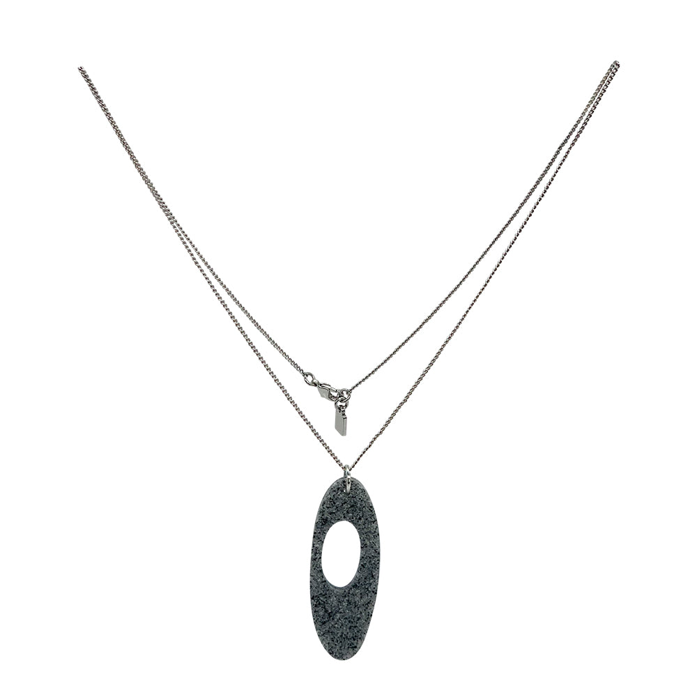 Hepworth Pendant - Grey Stone