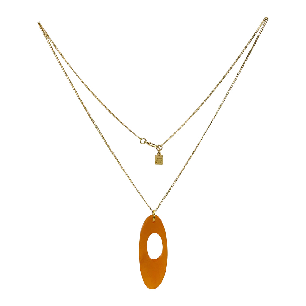 Hepworth Pendant - Orange Pearl